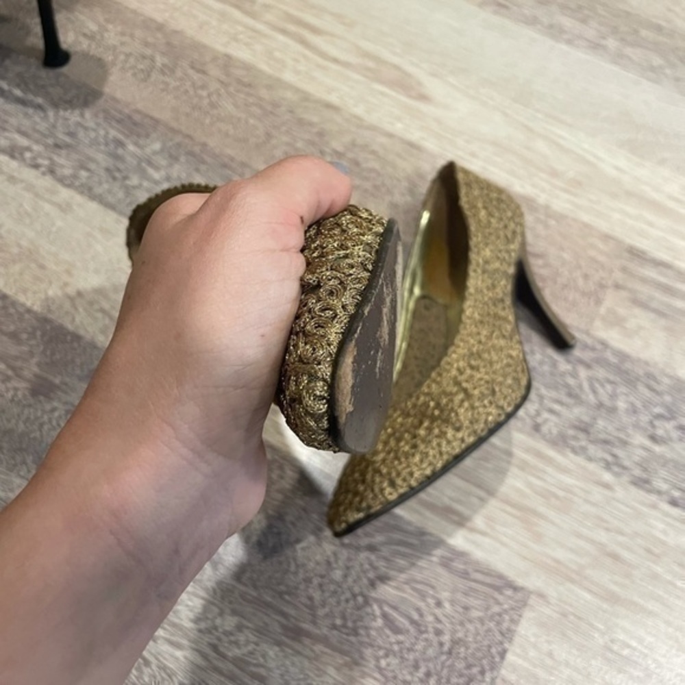 CASADEI CROCHET HEELS SIZE 39 - Picture 16 of 16